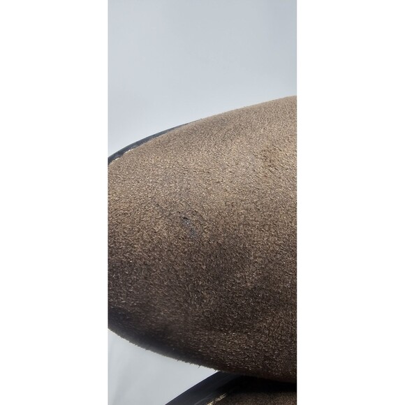 Bella Vita Bobbi Comfort Brown Ankle Size Zip Booties Faux Suede Size 11 - Picture 3 of 13